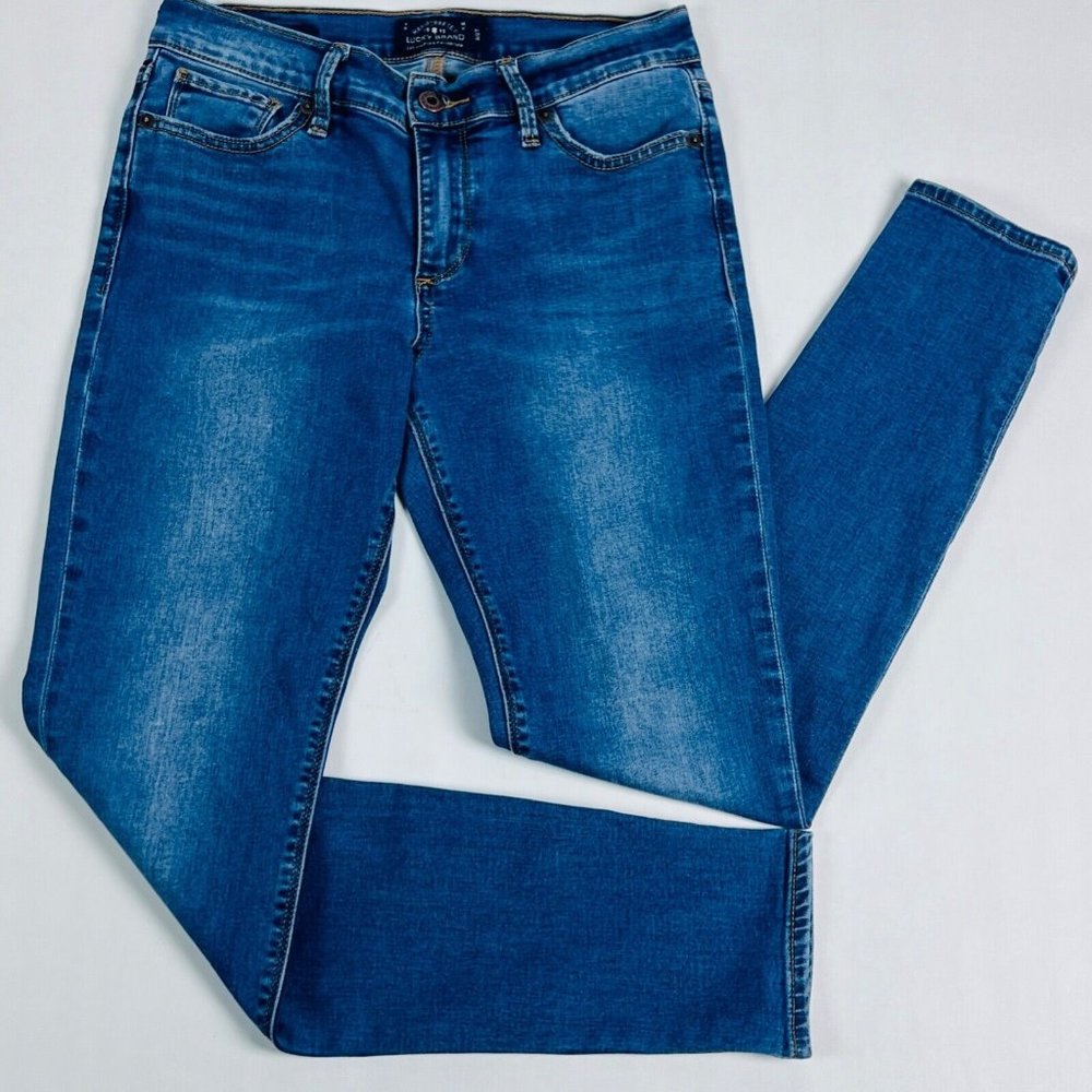 Lucky Brand Brooke Skinny Womens Jeans Size 4/27 Stretch Medium Wash